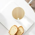 thumbnail image 4 of Unique Bargains 1 Pc Portable with Spoon Hole Cup Cover for Office Wood Tone Bamboo Wood, 4 of 5