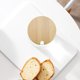 thumbnail image 4 of Unique Bargains 1 Pc Portable with Spoon Hole Cup Cover for Office Wood Tone Bamboo Wood, 4 of 5