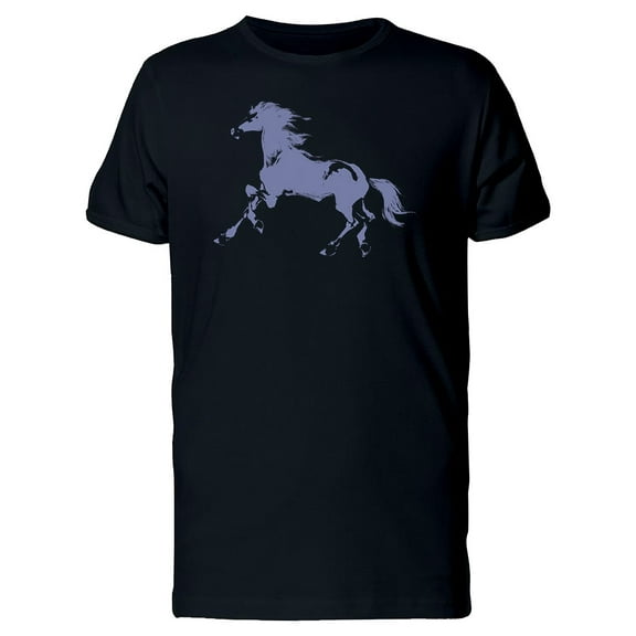 Silhouette Of A Japanese Horse T-Shirt Men -Image by Shutterstock, Male 3X-Large