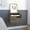 Brown, variant on Single Drawer for Storage | Multipurpose Use in Bedroom or Living Area | Dual-Tiered Surfaces for Decor