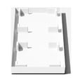 thumbnail image 5 of Veradek Pure Series Midori 39" Plastic Planter Tray - White, 5 of 7