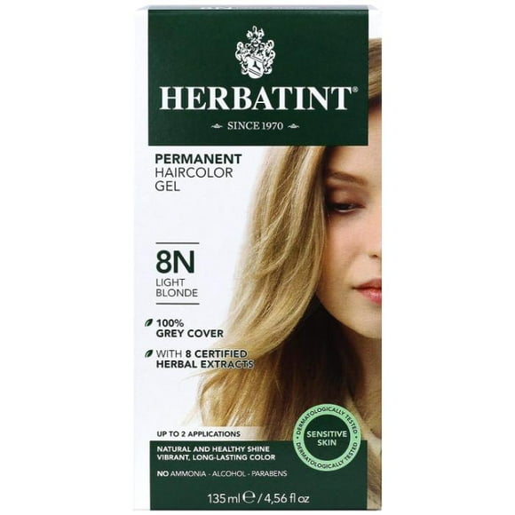Herbatint - Couleur Permanente des Cheveux, 8N Blond Clair, 135ml