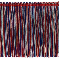5 Yards of 6" Metallic Chainette Fringe Trim