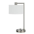 thumbnail image 4 of Cal Lighting Roanne 1-Light Downbridge Metal Desk Lamp in Brushed Steel Silver, 4 of 5