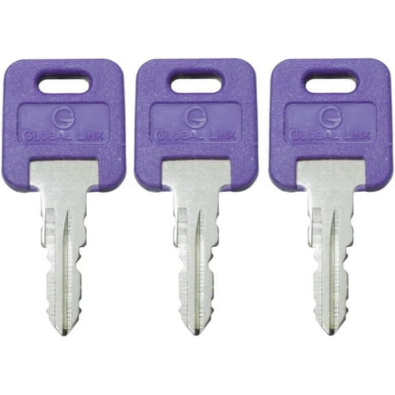 3 Pack of Global RV Keys Select Your Key Code (G366)