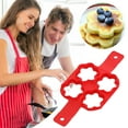 thumbnail image 1 of Hbdhejl Ring Nonstick Silicone Round Rings Pancake Molds Reusable Silicone Non Stick Pancake Maker Ring Maker, 1 of 6