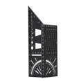 thumbnail image 1 of Escuadra de carpintero 3D, regla de ángulo Aleación de aluminio 45 inglete de 90 grados Regla de medición de carpintería Vigas Tubos tridimensionales para decoración, 1 of 5