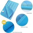 thumbnail image 4 of Chillpaws Cooling Mat, Pet Cooling Mat for Dogs Cats Summer Pet Bed Self Cooling Blanket Breathable Rest Pad 70x56cm Blue, 4 of 7