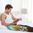thumbnail image 5 of Honiee Riverside Meditating Cat for men - a sleek fusion of Straight Pajama Pants, versatile Lounge Pants, and cozy Sleepwear, all rolled into one-Small, 5 of 6