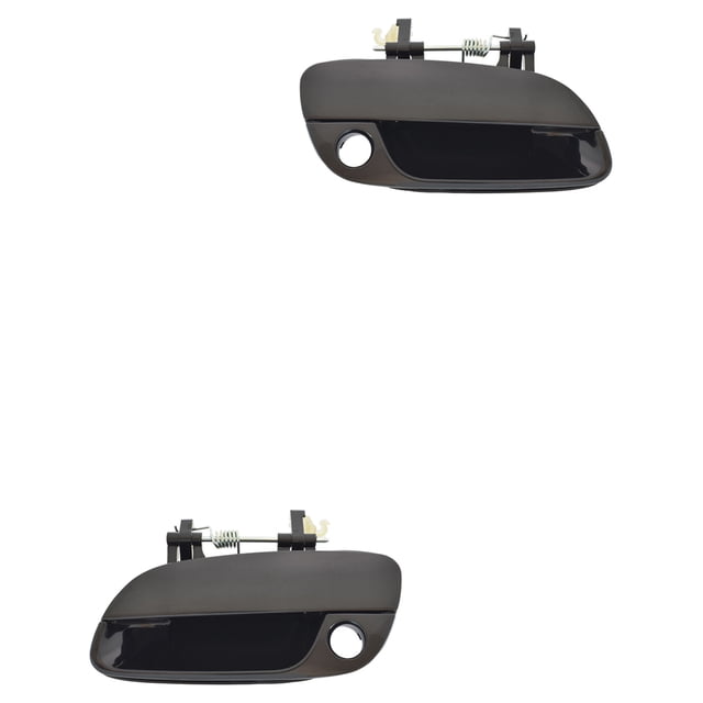 Par de Manijas Puerta Exterior Hyundai Elantra 2001 al 2006 HUSHAN Delanteras Color Negro