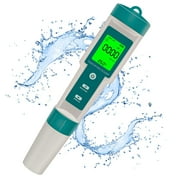 Tcwhniev Digital PH Meter 7 In 1 PH/ORP/EC/TEMP/SALT/S/G/TDS/Water Quality Tester High Precision Water Tester Pen for Household Drinking Water Swimming Pool Aquarium Hydroponics Plants