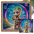 thumbnail image 1 of Hilo Algodón Ecológico Bordado Punto Cruz Con Groot The Tree 11CT 40x40cm, 1 of 9