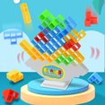 thumbnail image 1 of Juego de torre de juguete de equilibrio, habilidades motoras finas que fomentan la capacidad cognitiva para niños y niñas, 1 of 9