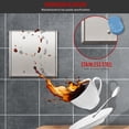 thumbnail image 4 of ENERLITES Blank Device Metal Wall Plate, Stainless Steel, Corrosion Resistant, Size 2-Gang 4.50" x 4.57", 7702-PC-2PCS, 302, Polished Chrome, Silver, 2 Pack, 4 of 5
