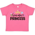 thumbnail image 3 of Inktastic Grandpa's Princess Crown and Flowers Girls Toddler T-Shirt, 3 of 5