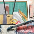 thumbnail image 3 of OUNONA 2Pcs Clear Folder for Artwork with Large Capacity Handheld Art Supply Bag, 3 of 8