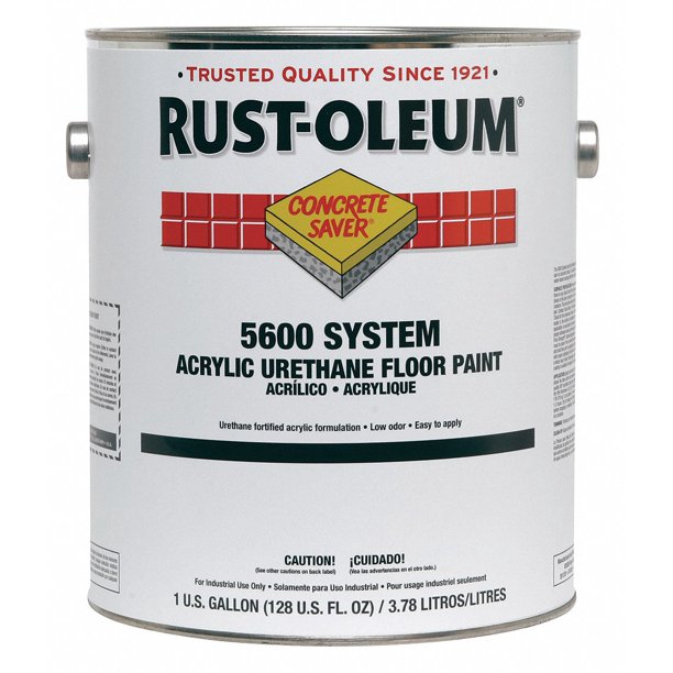 Rustoleum Gloss Urethane Modified Acrylic Floor Paint, Safety Red, 1