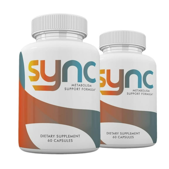 (2 Pack) Sync Pills Advanced Formula, Sync Capsules, 120 Count