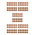 thumbnail image 3 of relayinert 24pcs/set Wide Application Wedding Party Home Decor Durable And Reliable bronze 5Set, 3 of 6