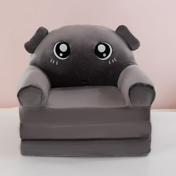 Cartoon 3 Layer Foldable Kids Sofa Multifunctional Chair For Boys & Girls ( Themed Soft Seat) Sofa Cover Easy To Use
