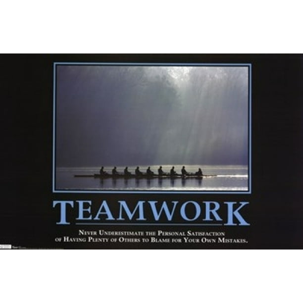 Teamwork Motivational Poster Print (36 x 24)