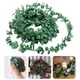 thumbnail image 4 of Guirnalda artificial de 7,5 m con hojas verdes simuladas de enredadera para bodas, fiestas y ceremonias. Diademas DIY., 4 of 7