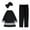 Black 6XL, variant on Yinanstore Full Cover Swimsuit Islamic Modesty Women Swimsuit Muslim Arab Women Swimwear Swim Wear Set for Women Girls - Gray 5XL
