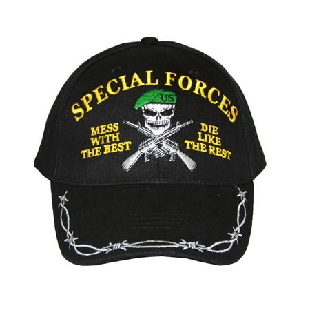 Special Forces Wire Mess with the Best, Die like the Rest Buckle Adjustable (Artists Die Best In Black)