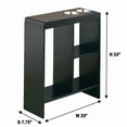 thumbnail image 3 of Side End Table with Drink Holders, Storage Shelves, Magazine Holder, 3 of 5