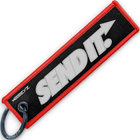 KEEZYZ Send It Keychains Key Tags For Cars, Trucks, Motorcycles, ATV, UTV