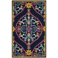 thumbnail image 2 of SAFAVIEH Bellagio Rio Floral Wool Area Rug, Navy Blue/Multi, 3' x 5', 2 of 8