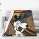 thumbnail image 2 of Mantas de franela con diseño artístico de Peanuts, Charlie Brown, Scream, Snoopy, súper cálidas, para decoración del hogar de niños y niñas, colcha de moda, 2 of 5