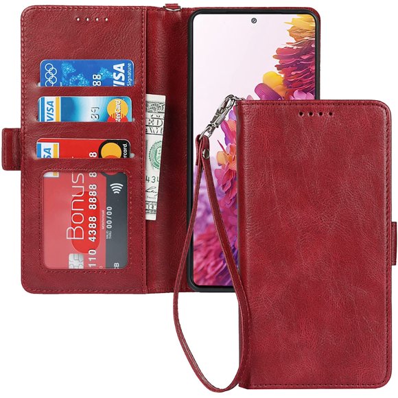 ELTEKER Samsung Galaxy S20 Plus Wallet Case,Premium Leather Credit Card Holder Magnetic Flip Kickstand Wallet Case