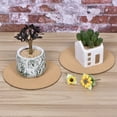 thumbnail image 6 of Uxcell 10 Inch Round Plastic Cork Home Garden Plant Pot Mat Coaster Pad 3 Count, 6 of 6