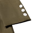 thumbnail image 4 of Sevevn Men's 2 Piece Linen Blend Suit Set Notch Lapel Single Button Blazer and Slim Dress Pants Casual Summer Business Outfit Green 2XL, 4 of 9