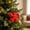 C, variant on Orangide Red Wool Handmade Christmas Tree Decorations Small Pendants Scene Setting Props for Holiday Home Ornament Craft Decor