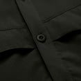 thumbnail image 5 of Cargo Shirts for Men with Pockets Long Sleeve Quick-Drying T-Shirts Button-Down Collared Slim-Fit Solid Color Nylon Hiking Tshirts Tops, 5 of 7