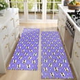 thumbnail image 4 of Kitchen Rugs Sets Of 2,Purple Cartoon Cat Unicorn Pattern Anti Fatigue Kitchen Mat Rugs Non Slip Washable,Decorative Kitchen Floor Mats for Kitchen,Sink,Laundry,17"X47", 4 of 5