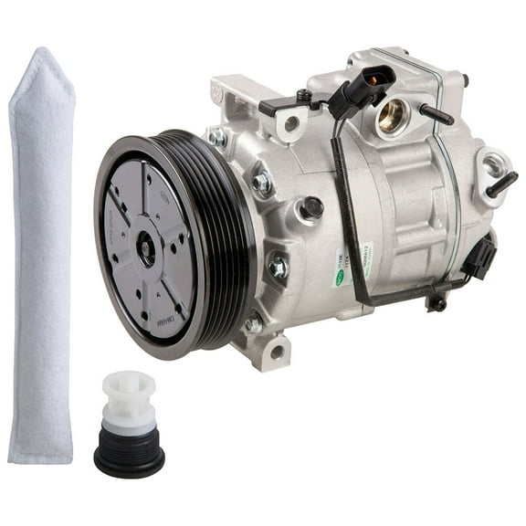 AC Compressor & A/C Drier For Hyundai Genesis V8 & Equus 2009 2010 2011 2012 2013 2014 - BuyAutoParts