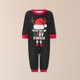 thumbnail image 5 of Conjunto de pijamas familiares navideños con estampado de letras conjunto informal de ropa de descanso navideña, 5 of 8