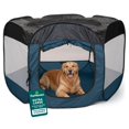 thumbnail image 1 of Parque portátil para mascotas FurHaven para perros y gatos, extra grande, azul, 1 of 9