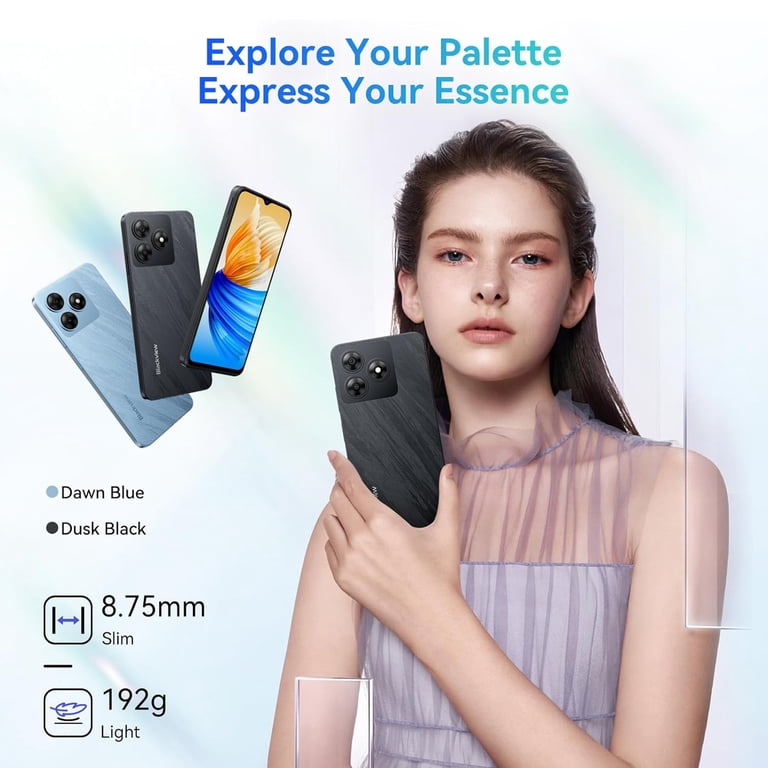 Blackview WAVE 8 Unlocked Phones,Android 15 Smartphones 24GB+256GB