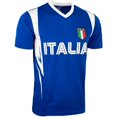 thumbnail image 3 of Icon Sports Italy Blue Soccer Fan Jersey T-Shirt, YS to XL, 3 of 4