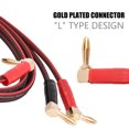 thumbnail image 3 of Banana Plug Speaker Cable, Speaker Wire Connector Red And Black Replacement L Type  For Speaker For Sound, 3 of 8
