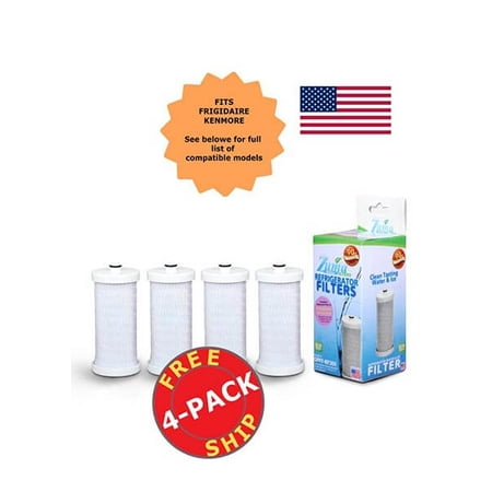 

Zuma Filters™ Brand Refrigerator Water and Ice Filter compatible with FRS26R4CQB (4 Pack) OPFF-RF300