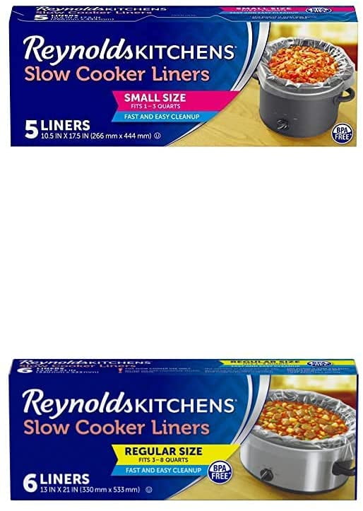 Bundle Reynolds Kitchens Slow Cooker Liners, Regular, 6 Count (Pack
