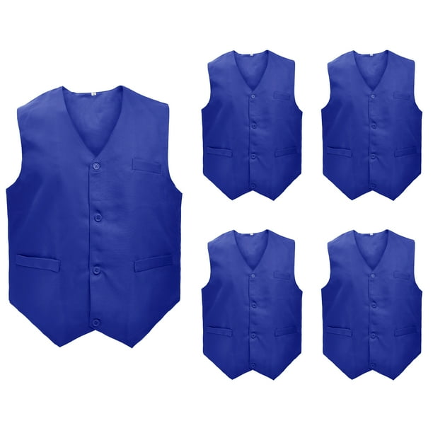 Packs Uniforme de Serveur Unisexe Gilet de Barman Bouton de - Main Image