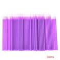 thumbnail image 3 of 100pcs Double Head Disposable Swab Fiber Buds Plastic Sticks Eyebrow Eyelash Make Up Tools, 3 of 9