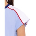 thumbnail image 4 of Stitch Girls Active V-Neck Graphic Jersey with Short Sleeves, Sizes 4-12, 4 of 7
