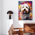 thumbnail image 3 of Cotonde Tulear Dog Art - Watercolor Style Wall, Home or Apartment Decor - Sweet Poster Print Gift for Puppy Lovers, Dog Lovers, Women, Girls, Kids, Baby Room, Nursery, 3 of 5